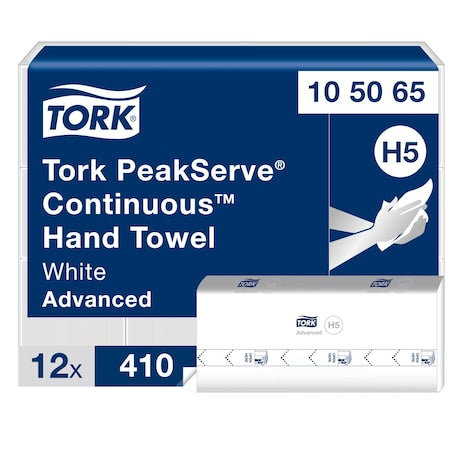 Multifold Paper Towel Sheets, 1 Ply, 410 Sheets, White, 12 PK