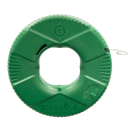 Steel Fish Tape, Shape Flat, 1/8" dia