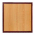 Square Two-Tone Cherry/Mahogany Resin To