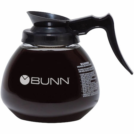 Pourover Decanter, Pour Over Style, Glass Base Material, 64 oz Capacity, Black
