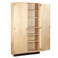 Shelving Storage Cabinet, 84 in H, 30 in W, 6 Shelves