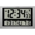 Atomic Dgtl Wall Clock, Jumbo LCD Display