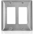 Wall Plate, Toggle, Stainless Steel