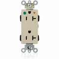 Straight Blade Receptacle, 5-20R, 20 A, 125V AC, Isolated Ground