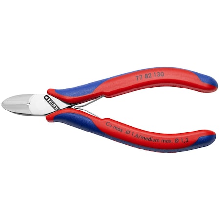 Electronics Diagonal Cutters, 5 1/4 in L