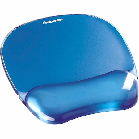 Mousepad w/Wrist Support, Blue