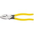 9 3/8 in Linemans Plier High Leverage w/ Wire Crimper, Steel