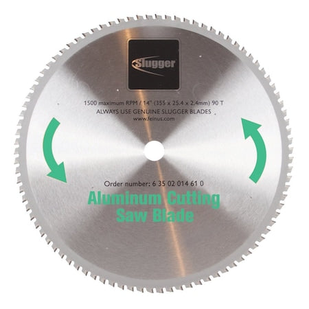 14", Cutoff Saw Blade, Aluminum