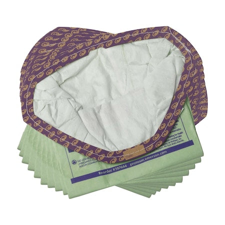 3 qt. Intercept Micro Filter Bag, Open Collar, Fits GoFit 3 Backpack Vacuum, 10PK