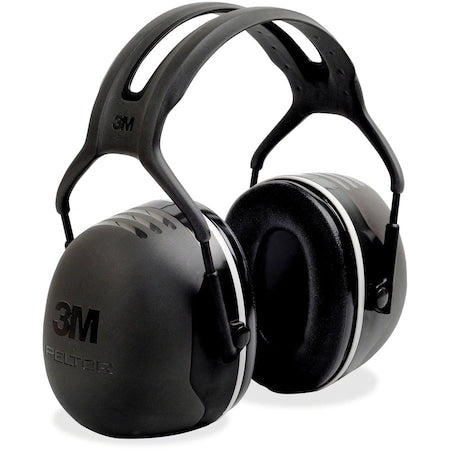 Peltor X5 Over-the-Head Ear Muffs, Dielectric, Electrically Insulated, Passive, NRR 31 dB, Black