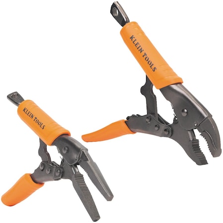 Locking Pliers Set, Curved Jaw, 10