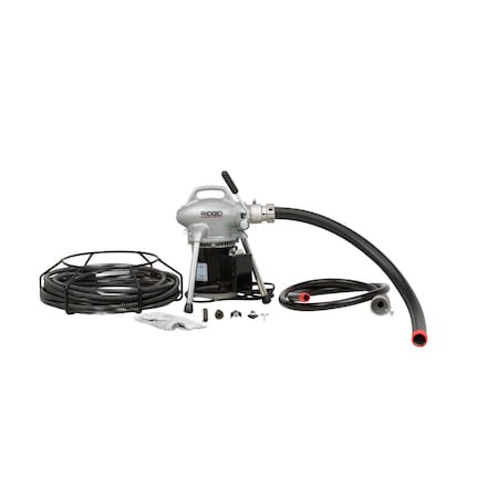 100 ft Corded Drain Cleaning Machine, 115V AC