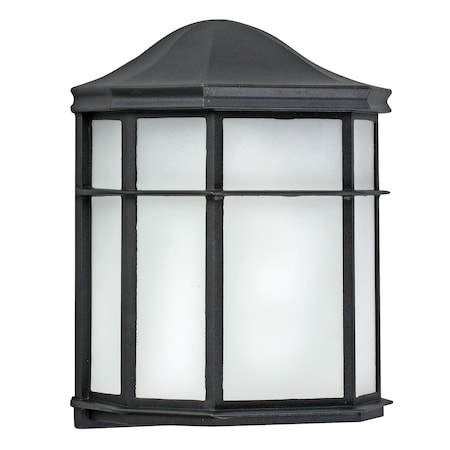 Edge Square LED Flush Mount, 7", Satin Nickel
