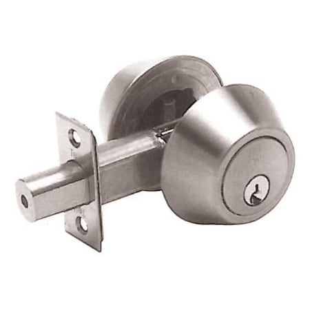Double Cylinder Grade 3 Deadbolt, SCC, KA4, Satin Nickel