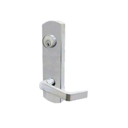 9800 Escutcheon Exit Device Trim, Storeroom, Satin Chrome