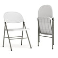 White Plastic Folding Chair, PK2