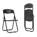 Black Plastic Folding Chair, PK2