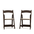 Fruitwood Folding Chair, PK2
