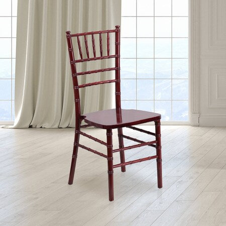 HERCULES Series Mahogany Wood Chiavari Chair, PK2