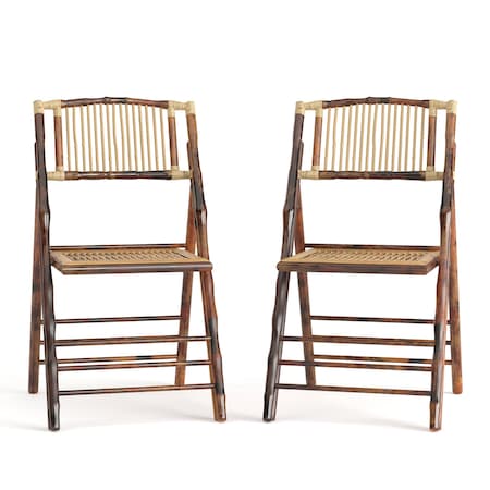 American Champion Bamboo Folding Chair, PK2