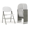 White Plastic Folding Chair, PK6