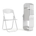 White Plastic Folding Chair, PK6