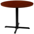 Round 35.5" W, 35.5" L, 30" H, Laminate Top, Red