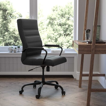 High Back Black LeatherSoft Executive Swivel Chair