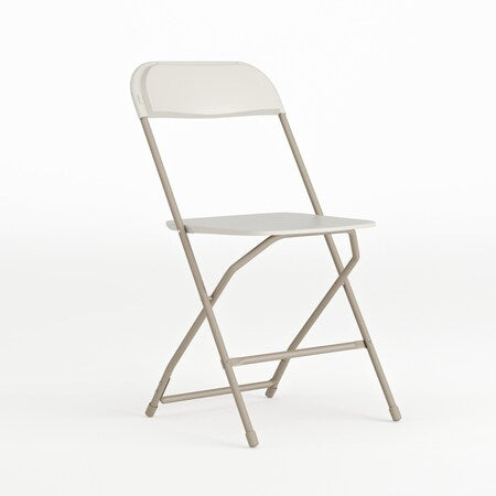 Folding Chair - Beige Plastic - Event Chair
