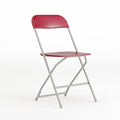 Folding Chair -Red Plastic - Event Chair