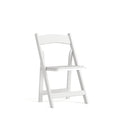 Folding Chair, Wood, White