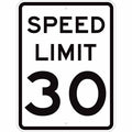 Traffic Sign, 24 in H, 18 in W, Aluminum, Rectangle, English, 113286