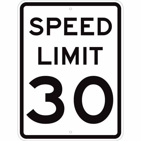 Traffic Sign, 24 in H, 18 in W, Aluminum, Rectangle, English, 113286