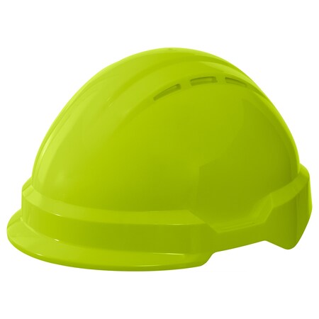 Hard Hat, HDPE, Hi-Viz Lime