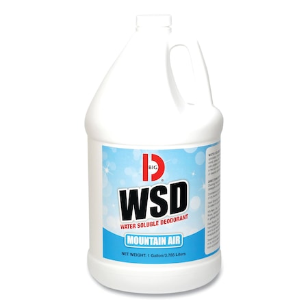 Water-Soluble Deodorant, Mountain Air, 1 gal Bottle, PK4