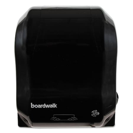 Hands Free Mechanical Towel Dispenser, 13.25" x 16.25" x 10.25", Black
