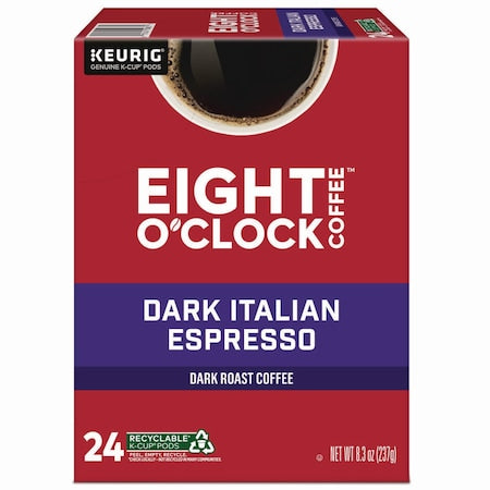 Coffee, Italian Roast, K-Cup, Coffee, 0.88 lbs, 24 PK