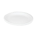 Laminated Foam Dinnerware, Plate, 10.25 Dia, White, PK540