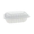 Vented Microwavable Hinge-Lid Takeout Container, 9x6x3.1, White, PK170 PK