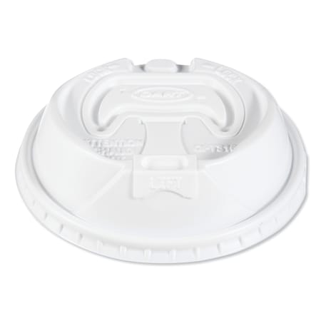 Optima Reclosable Lids for Paper Hot Cups 10-24 oz, White, PK1000
