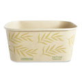 No Tree Rectangular Containers, 32 oz, 4.7 x 6.8 x 3, Natural, Sugarcane, 300PK