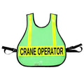Crane Operator Safety Vest, Lime Green
