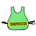 Safety Vest Transportation, Lime Green