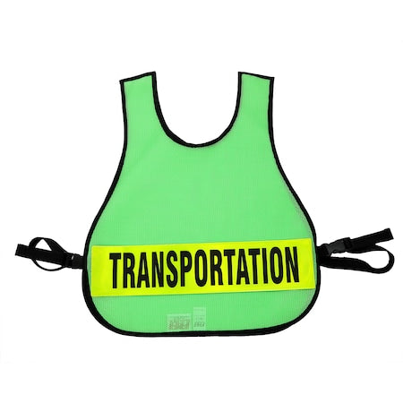 Safety Vest Transportation, Lime Green