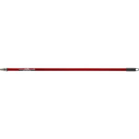 Paint Roller Pole, 4 ft L, 15/16" Dia., Red