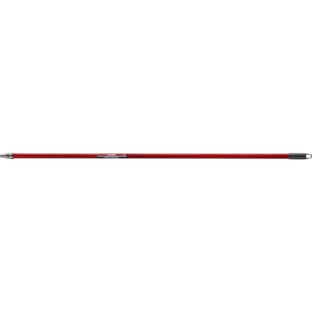 Paint Roller Pole,5 ft L,15/16"" Dia.,Red