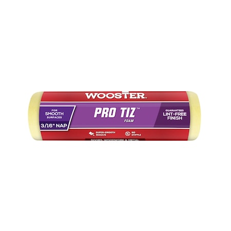 7"" Paint Roller Cover, 3/16"" Nap, Foam