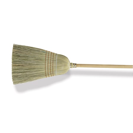Broom, Natural, 10 1/2 in L Bristles