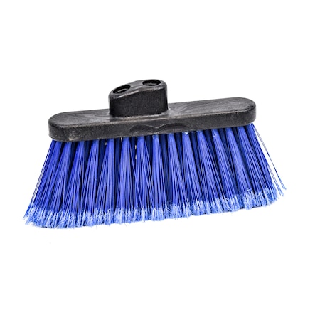 Broom Head, Blue, 4 in L Bristles
