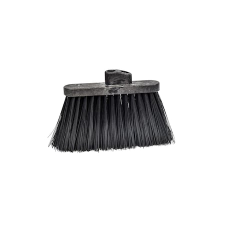 Broom Head, Black, 6 in L Bristles